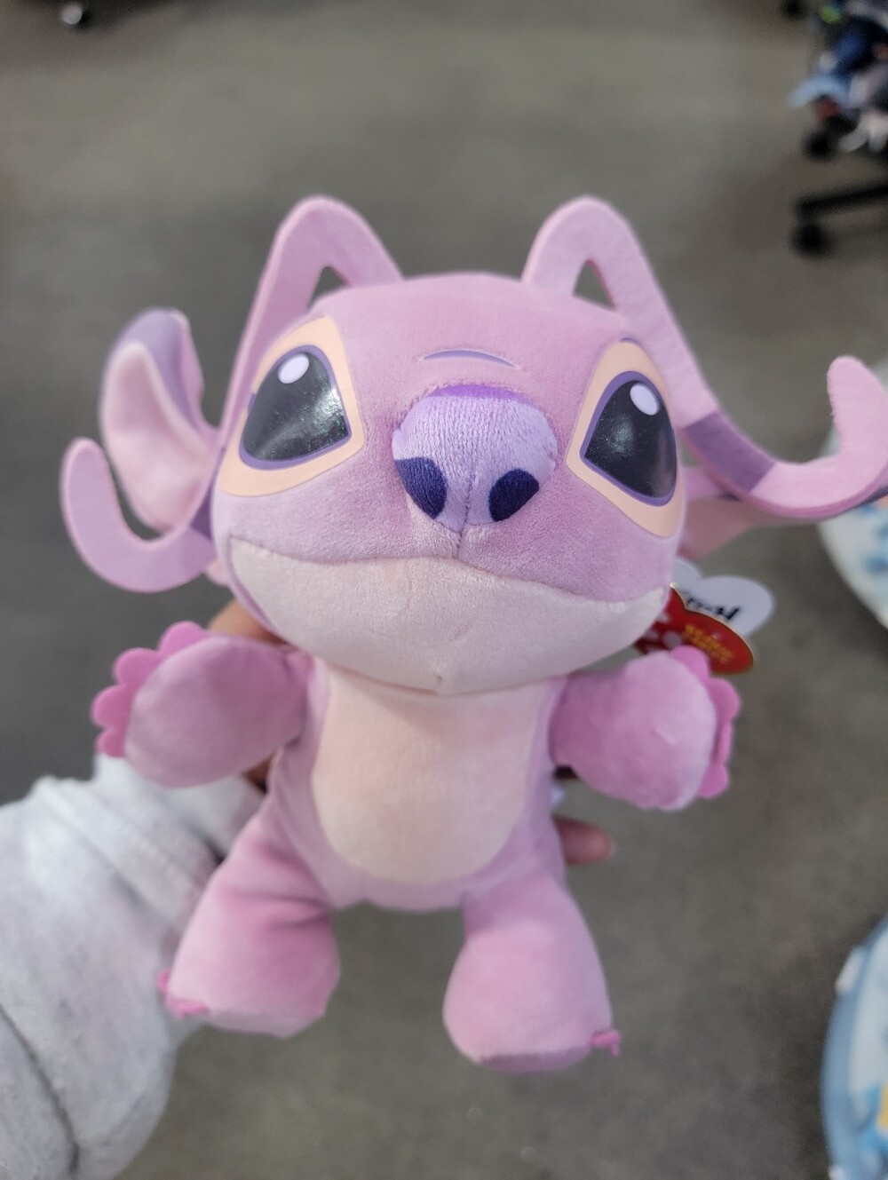 Ty Disney Stitch Angel Pink Beanie Baby Plush